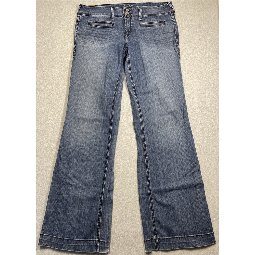 Ariat Jeans Womens 31L Blue Denim Trouser Western Workwear Cowgirl